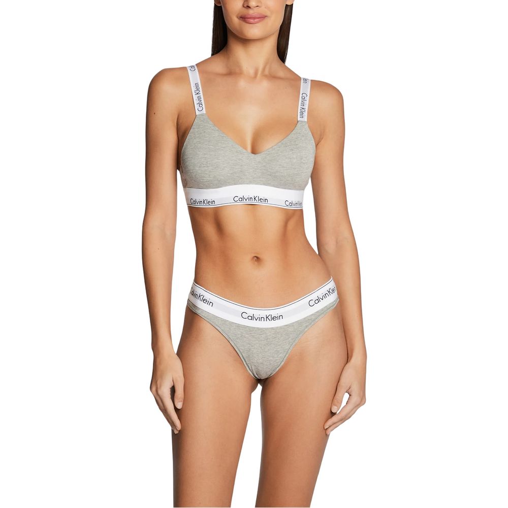 Calvin Klein Underwear Gray Cotton Panty