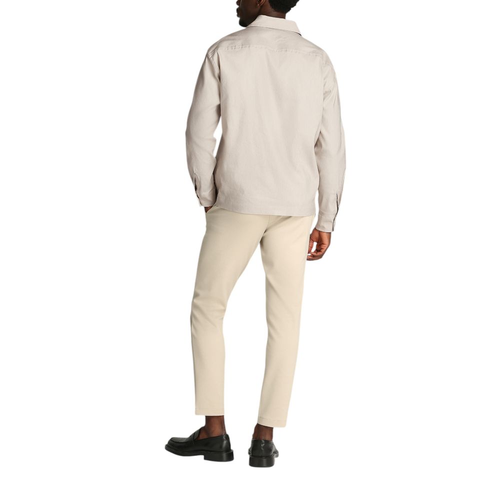Calvin Klein Beige Lyocell Shirt