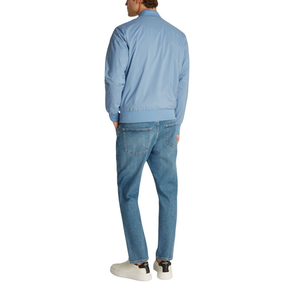 Calvin Klein Light Blue Recycled Polyester Jackets & Coat