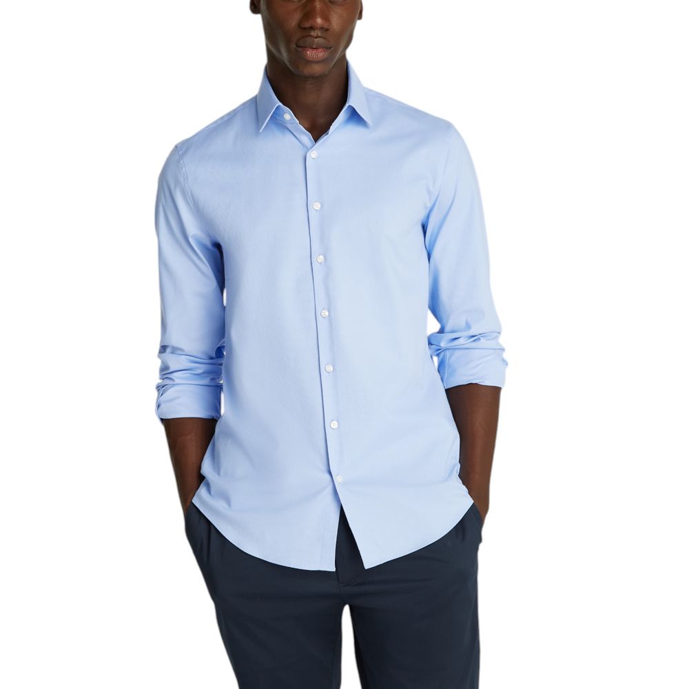 Calvin Klein Light Blue Cotton Shirt
