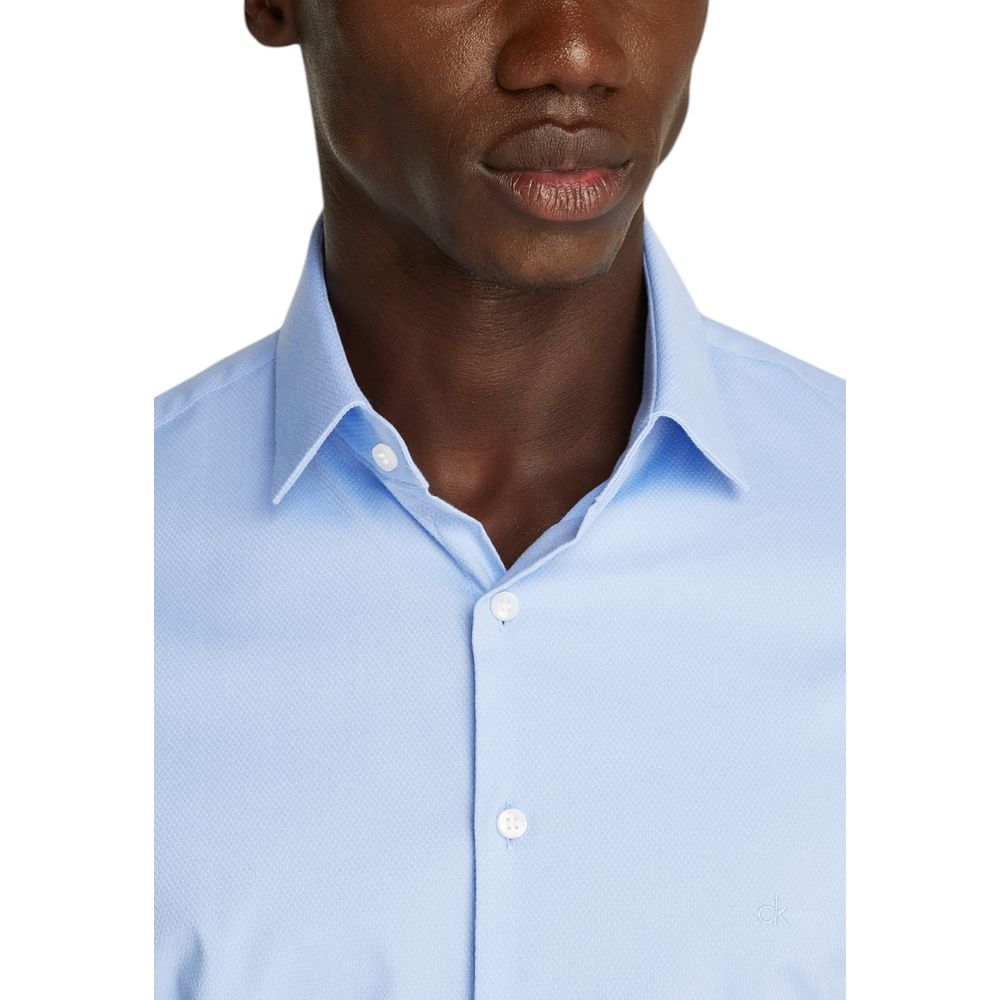 Calvin Klein Light Blue Cotton Shirt
