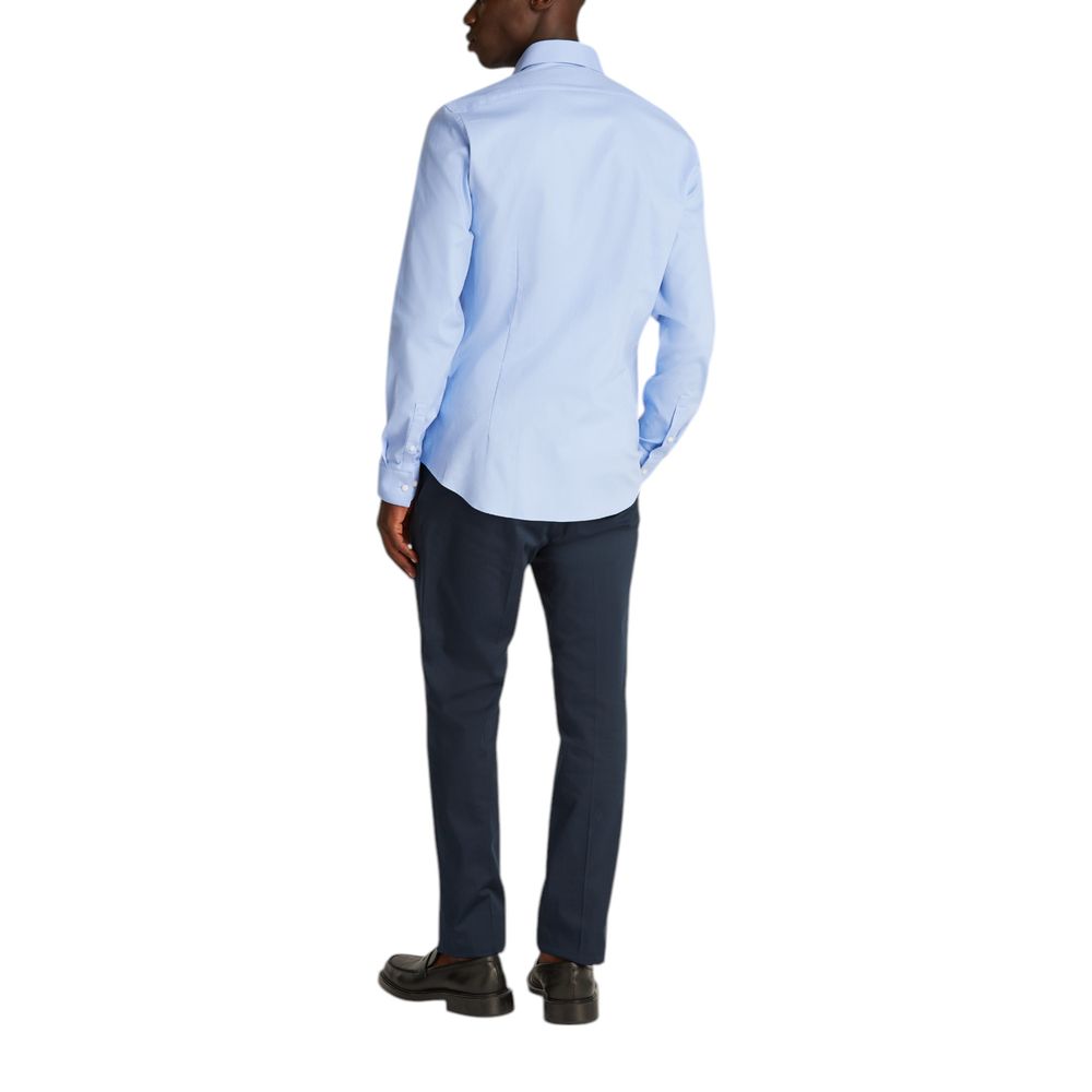 Calvin Klein Light Blue Cotton Shirt