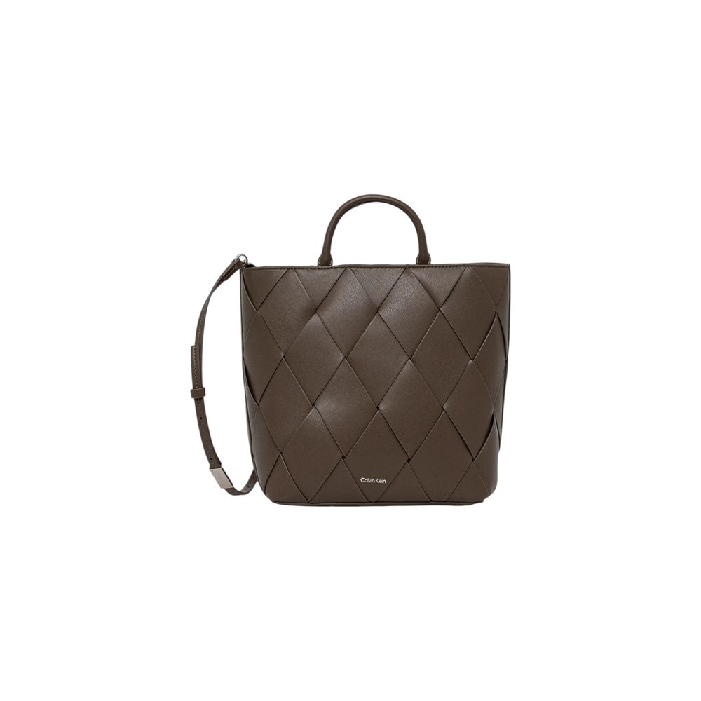 Calvin Klein Brown Polyethylene Handbag