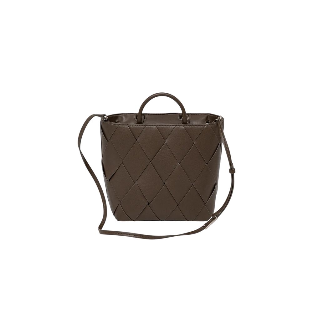 Calvin Klein Brown Polyethylene Handbag
