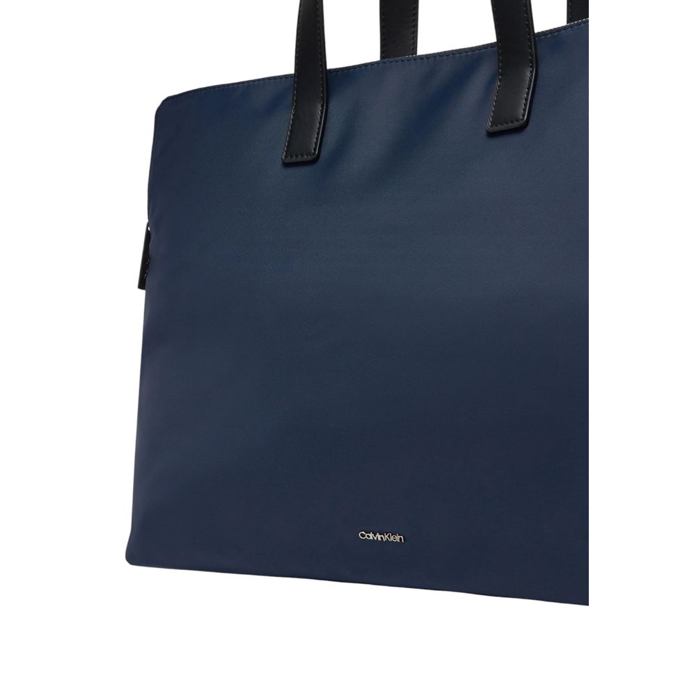Calvin Klein Blue Recycled Polyester Bag