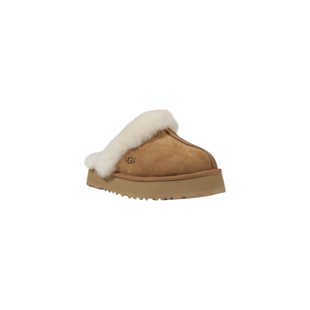 UGG Beige Suede Leather Slipper