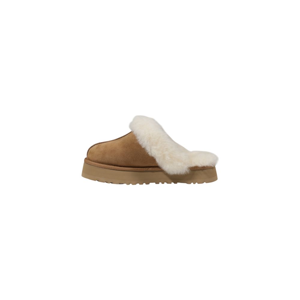 UGG Beige Suede Leather Slipper