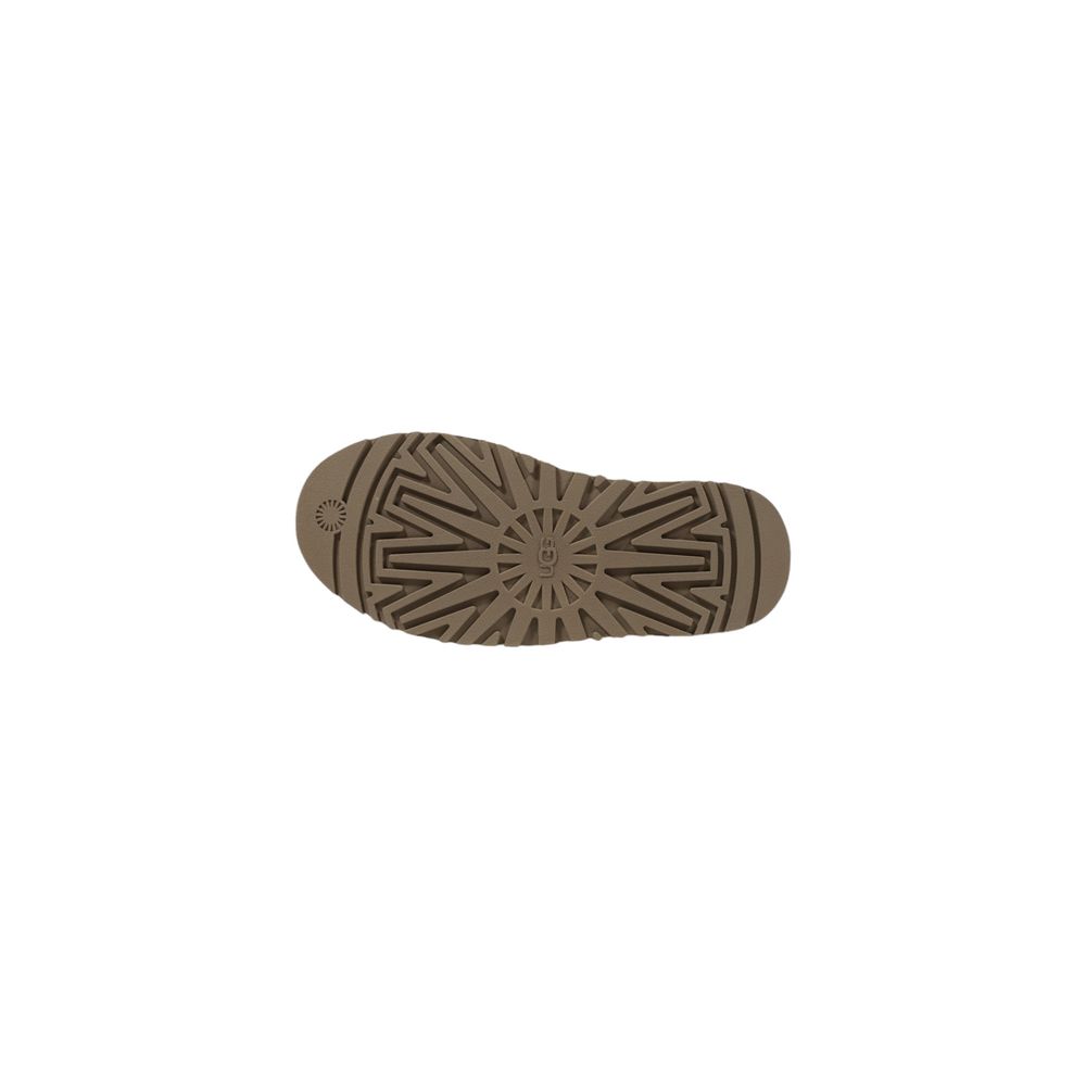 UGG Beige Suede Leather Slipper
