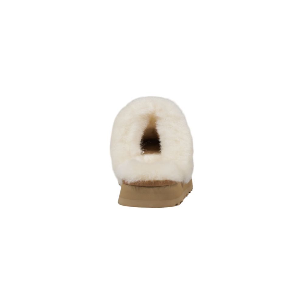 UGG Beige Suede Leather Slipper