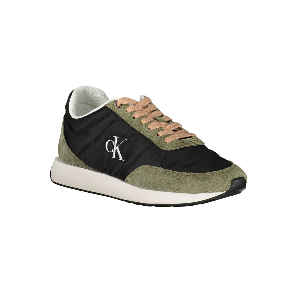 Calvin Klein Black Leather Women Sneaker