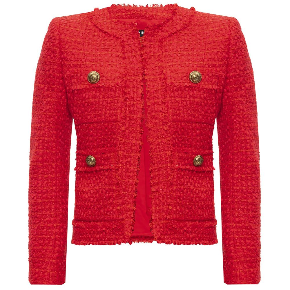 Balmain Red Nylon Suits & Blazer