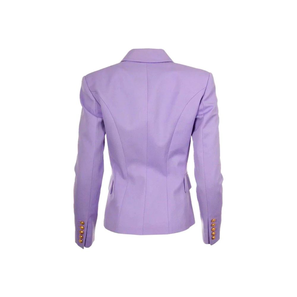 Balmain Purple Wool Suits & Blazer