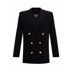 Balmain Black Viscose Suits & Blazer