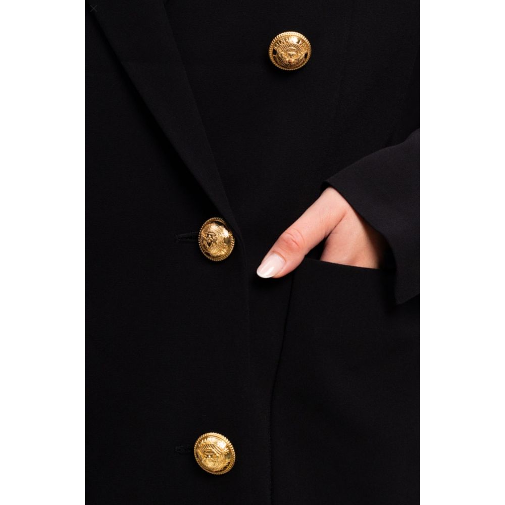 Balmain Black Viscose Suits & Blazer