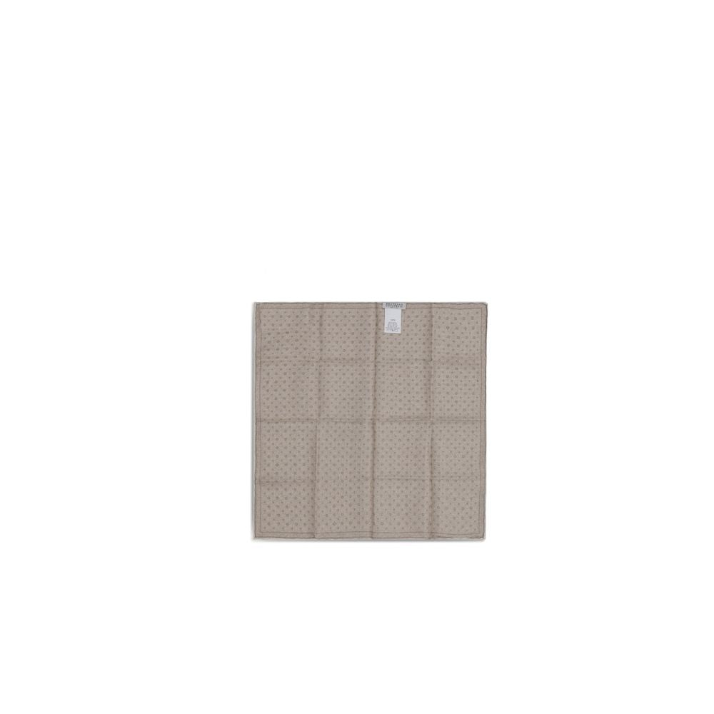 Brunello Cucinelli Polka Dot Silk Pocket Square