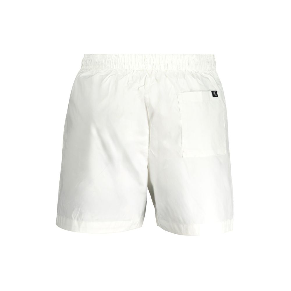 Calvin Klein White Polyester Swimwear