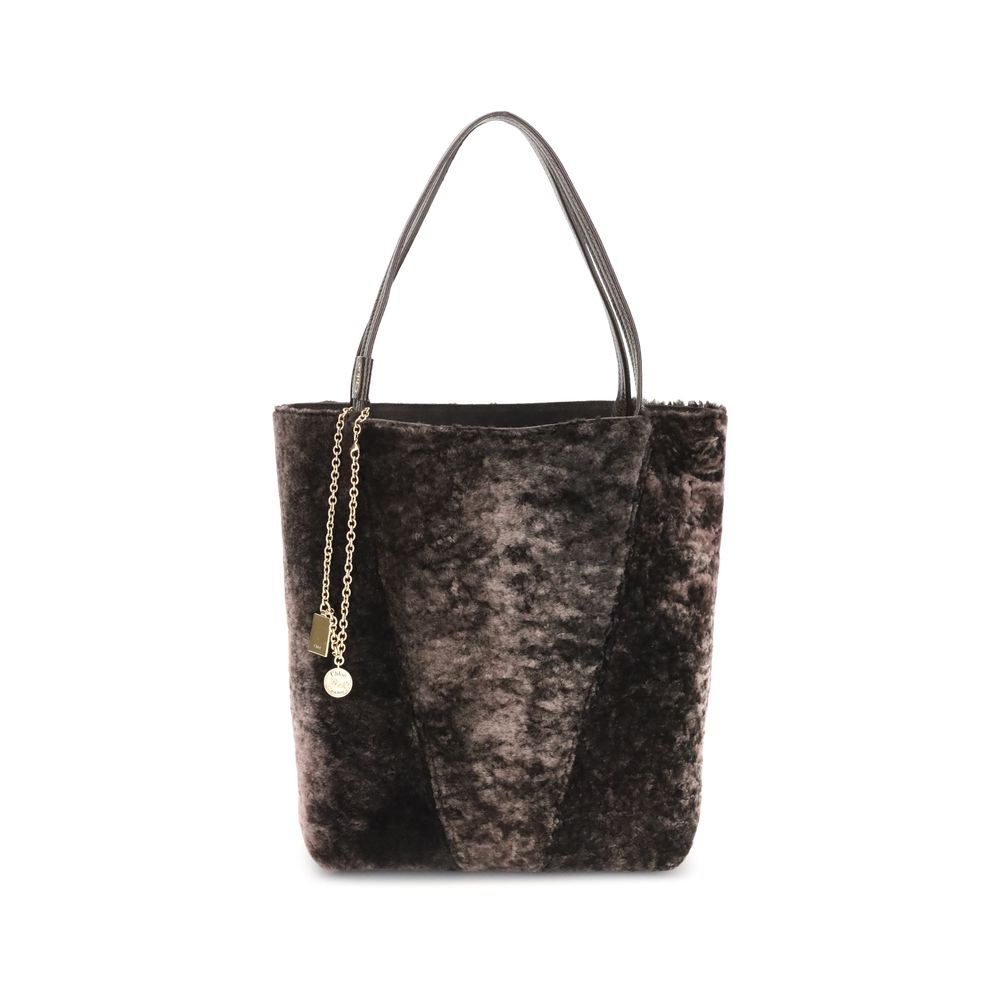Chloé Spin Shearling Tote Bag
