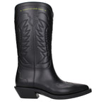 Christian Dior Black Leather Ankle Boots