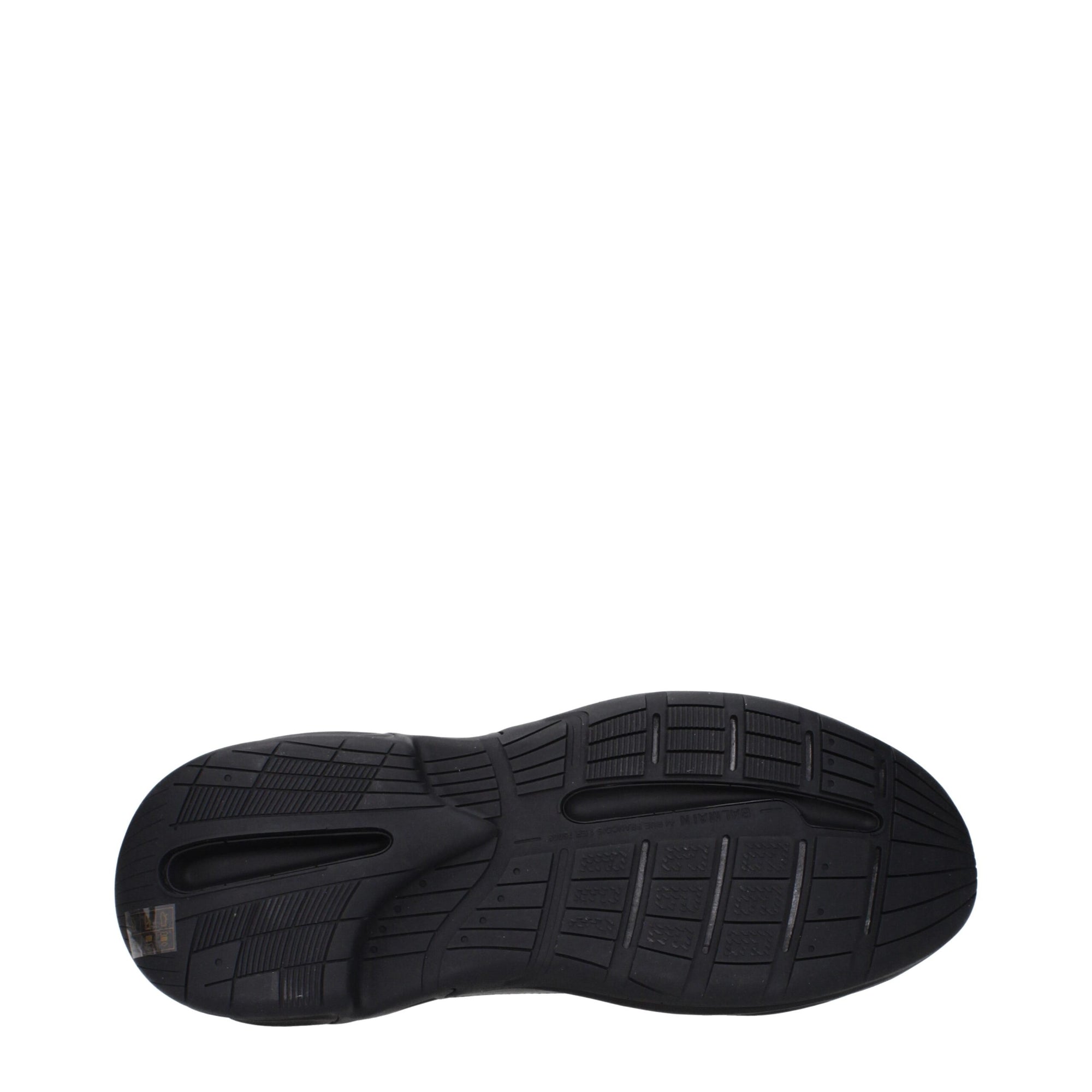 Balmain Black Leather Athletic Sneakers