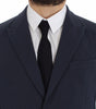 Dolce & Gabbana Elegant Blue Cotton Stretch Blazer Jacket