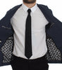 Dolce & Gabbana Elegant Blue Cotton Stretch Blazer Jacket